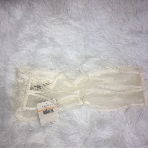 Intimately FP Lace bandeau strappy back White - Picture 6 of 8